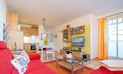 Der helle offene Wohnbereich