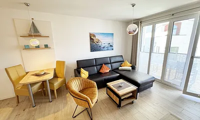 Villa Strandläufer, 2-Zimmer-Ferienwohnung (Whg. 36 mit Balkon)