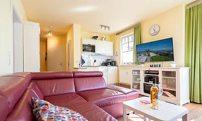 Der helle offene Wohnbereich