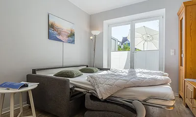 Die bequeme Schlafcouch