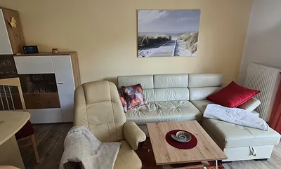 Fernsehecke mit Ausziehcouch