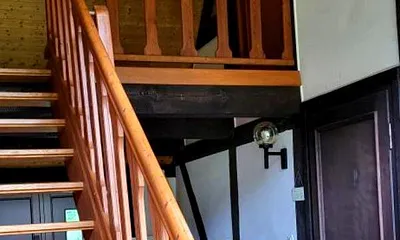 Treppe zum Schlafzimmer