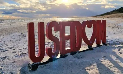 Fotopoint "Usedom", derzeit vor Ort (Sommer 2025)