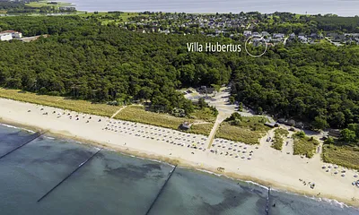 Lage der Villa Hubertus