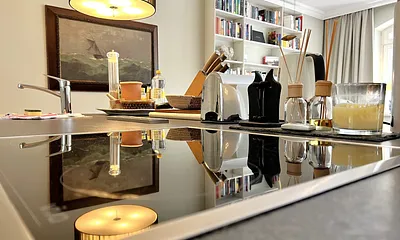 Wohnbereich mit Küche