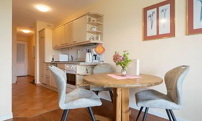 Der Essbereich im Wohnraum