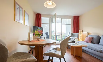 Der kombinierte Wohn- und Essbereich