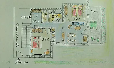 Grundriss FeWo SEEMÖWE 