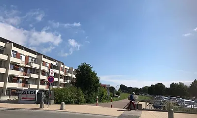 Hausansicht vom Deich