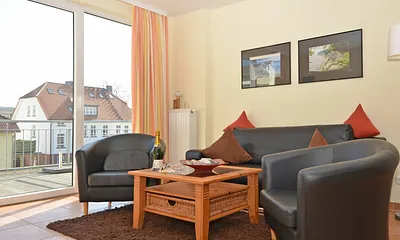 Haus Möwe, 2-Zimmer-Ferienwohnung (Whg.5 mit Balkon)
