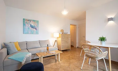 Der kombinierte Wohn- und Essbereich