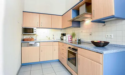 voll ausgestattete Küche