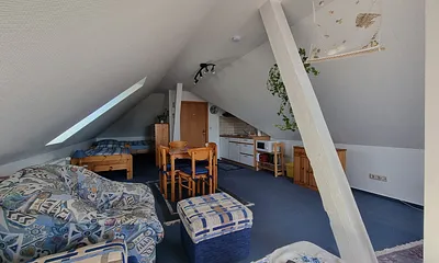 Dachschrägen tragen zur Gemütlichkeit bei