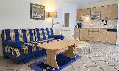 Wohnbereich mit Küche