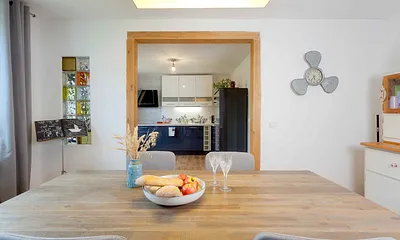 Esstisch im Esszimmer