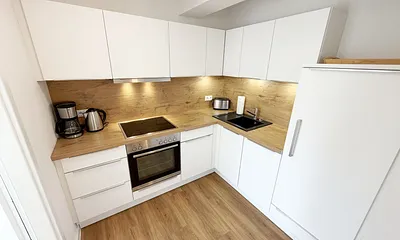 Haus Granitz Whg. 3.3 Heimathafen - Küchenbereich
