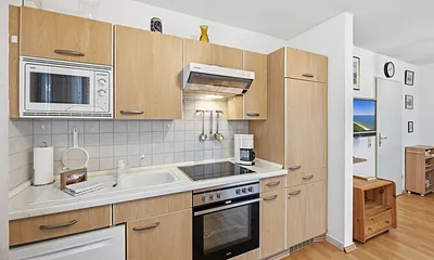 Küchenzeile im Wohnzimmer