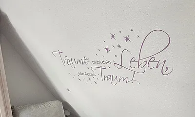 Schlafzimmer,  Relaxsofa und Sitzsack