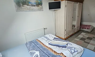 Schlafzimmer mit TV