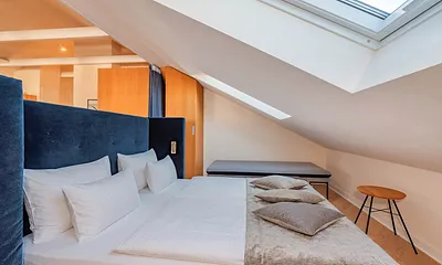 kombinierter Wohn-/ Schlafbereich