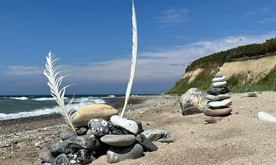 Strand in der Nähe der Ferienwohnung Traumstrand