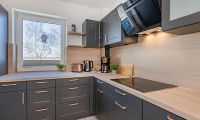 voll ausgestattete Küche