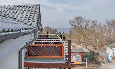 Ostseeblick vom Balkon
