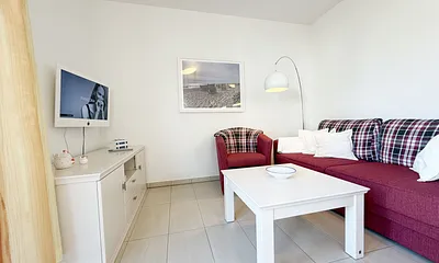 Haus Möwe Wohnung 01 - Wohnzimmer
