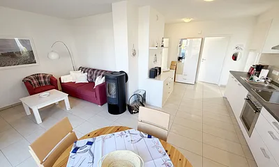 Haus Möwe, 3-Zimmer-Ferienwohnung (Whg. 1 mit Terrasse/Kamin)