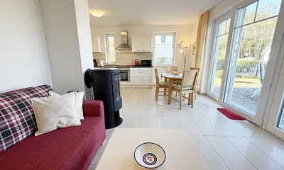 Haus Möwe Wohnung 01 - Couchbereich