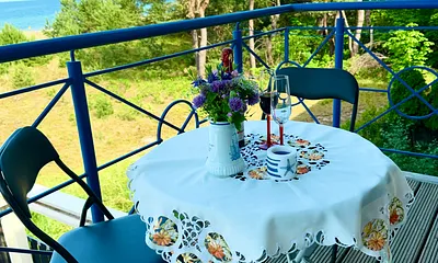 Balkon mit Meerblick