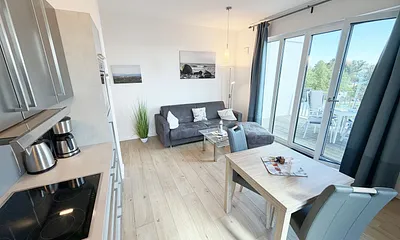 Villa Düne Whg. 19 Penthouse - Wohnzimmer