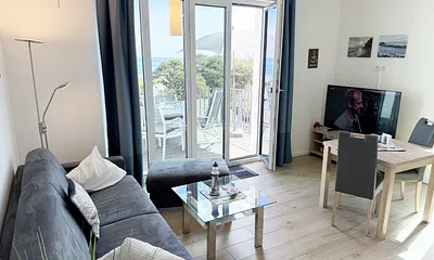 Villa Düne Whg. 19 Penthouse - Wohnzimmer