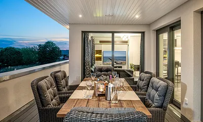 Balkon in Südausrichtung