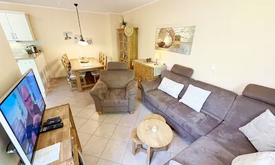 Haus Meeresblick A 3.11 Nautilus - Wohnzimmer