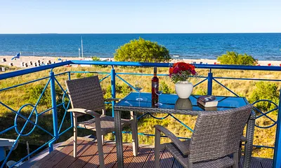 Balkon mit Meerblick
