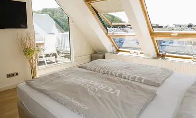 Blick aus dem Schlafzimmer