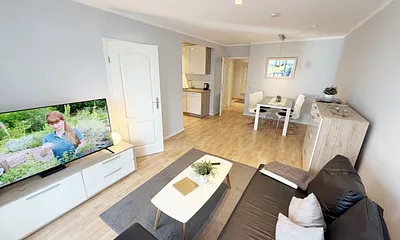 Ferienwohnung 01 Strandgut - Wohnzimmer