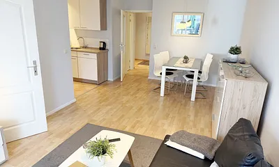Ferienwohnung 01 Strandgut - Wohnzimmer
