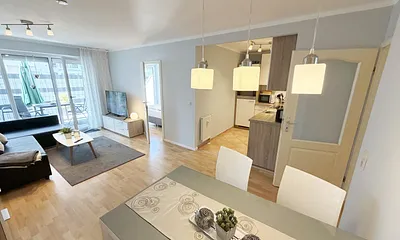 Ferienwohnung 01 Strandgut - Wohnzimmer