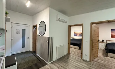Eingangsbereich mit Schlafzimmer 