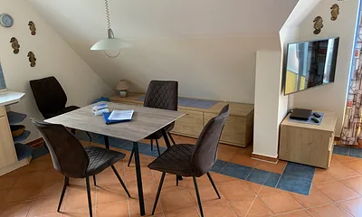 Die Sitzgruppe in der Küche