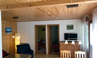 Blick zu den Schlafzimmern