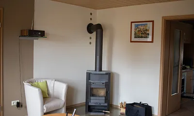 ein kleiner Kaminofen für die kühleren Tage