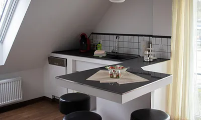 Das Apartment ist modern eingerichtet und hat dennoch viel Altes in sich welches wir zu bewahren versucht haben.