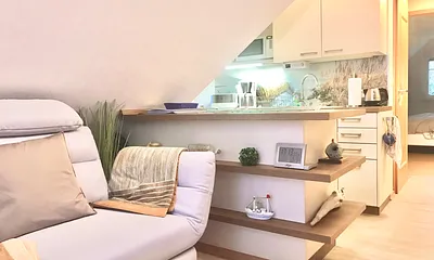 Das " kleine" Niedliche  mit Sauna, Wintergarten, 2-Zimmer-Ferienwohnung (Oben)