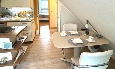 Das " kleine" Niedliche  mit Sauna, Wintergarten, 2-Zimmer-Ferienwohnung (Oben)