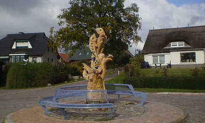 Herbststimmung am Achterwasserhafen von Zempin