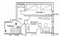 Grundriss Wohnung 2