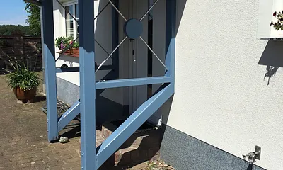 Eingang zum Ferienhaus 